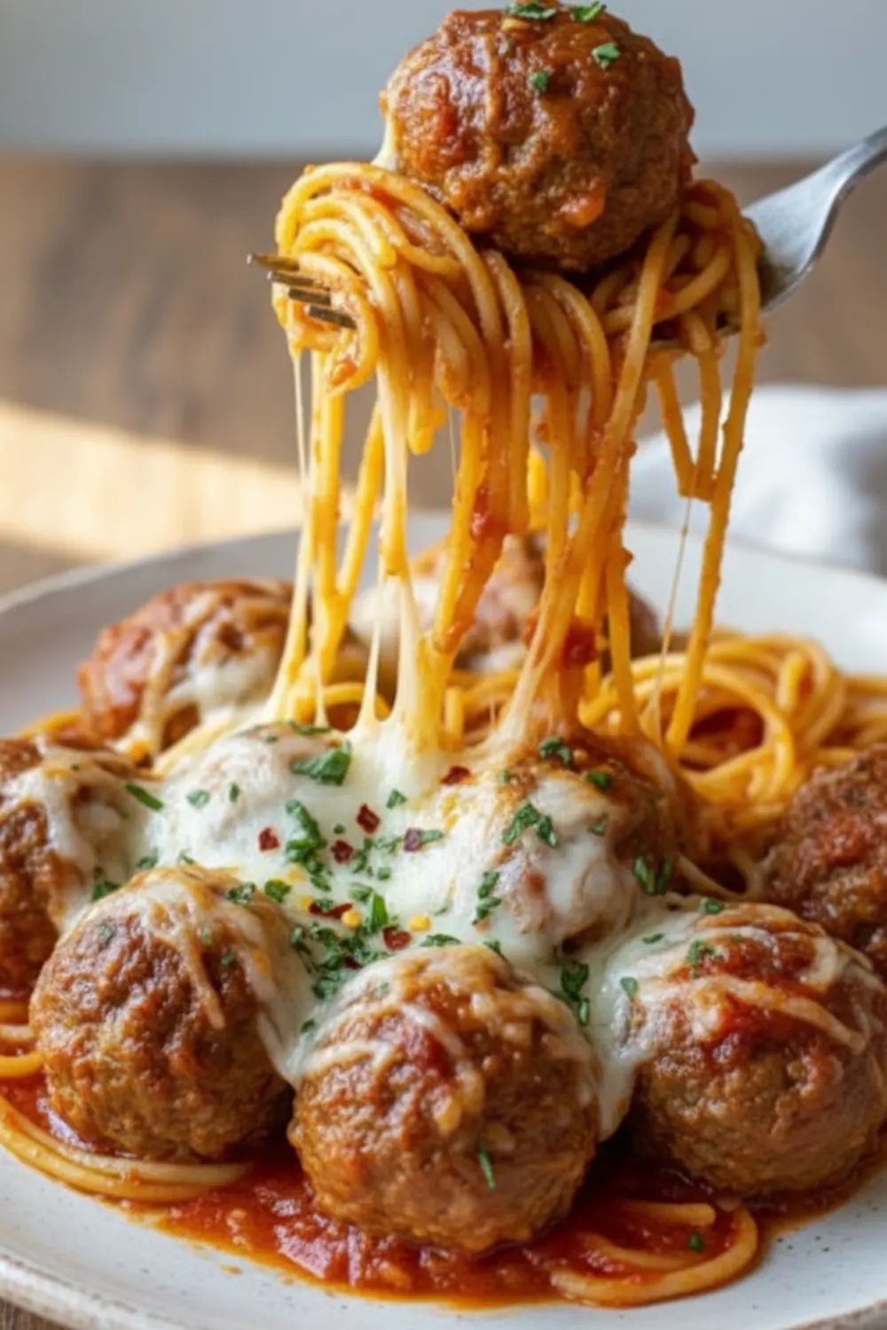 Baked Spaghetti With Meatballs