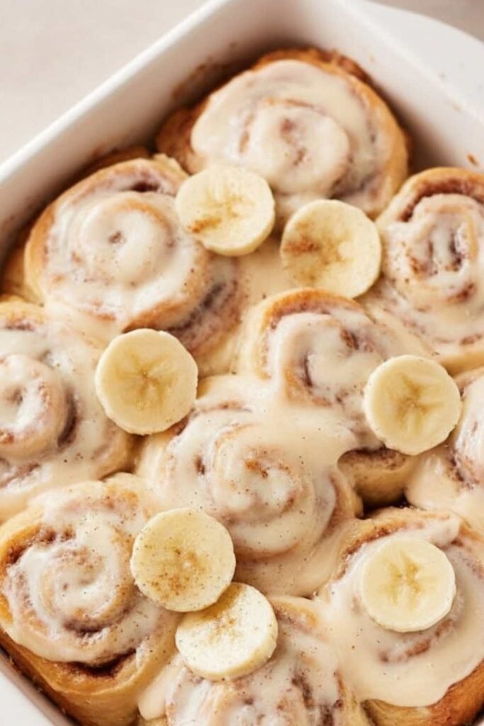 Banana Bread Cinnamon Rolls