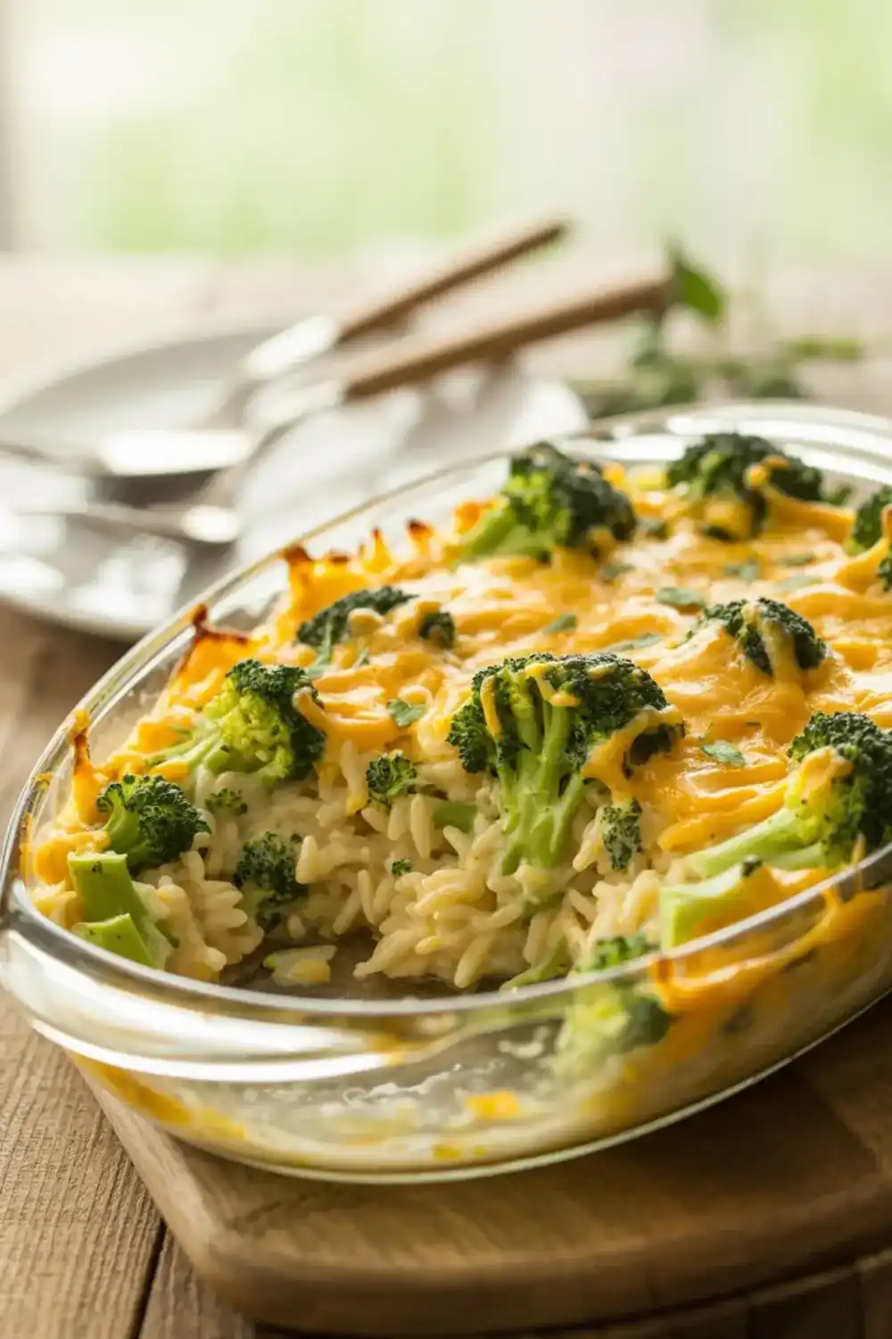 Broccoli Cheese Rice Casserole