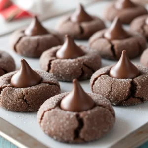 Chocolate Kiss Cookies