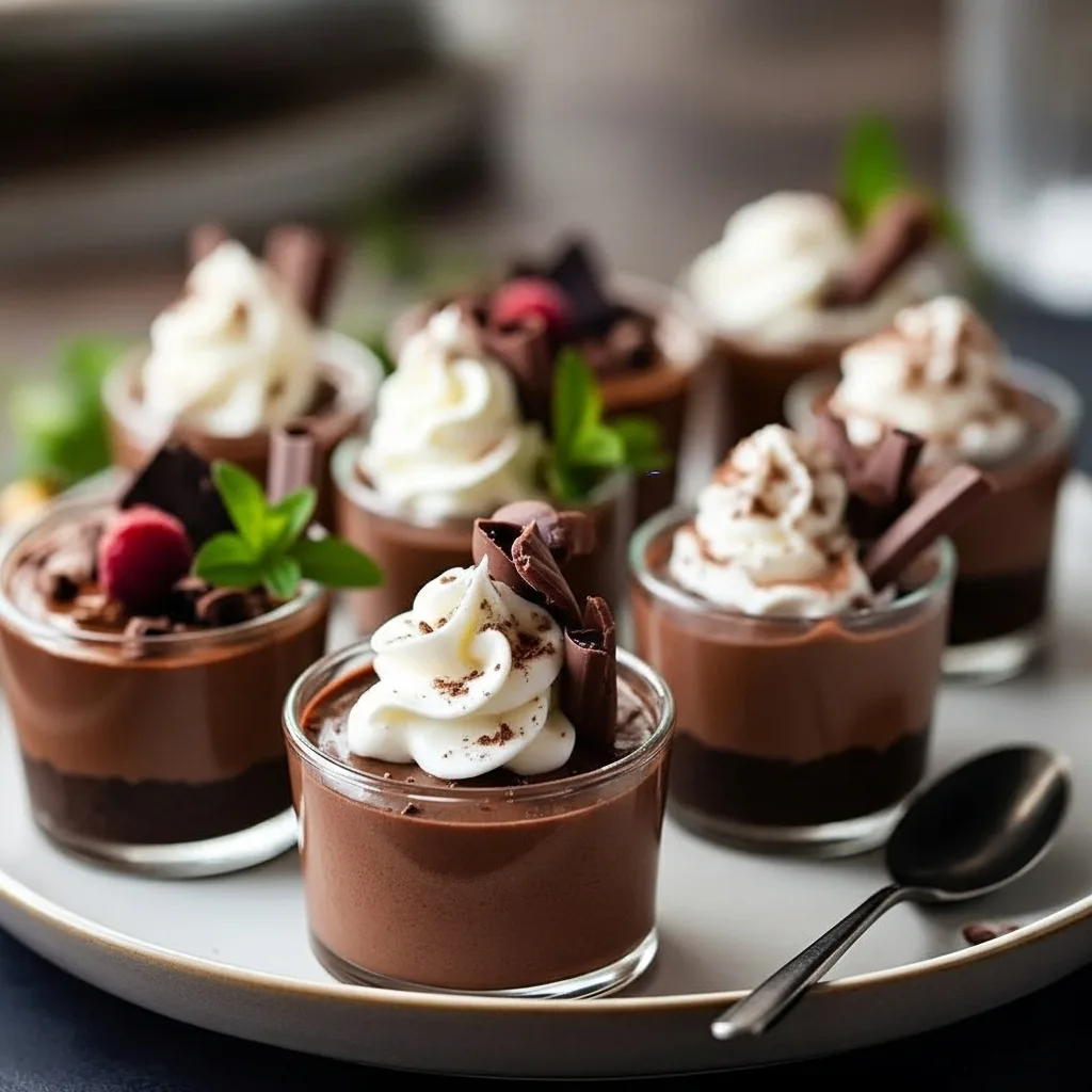 Chocolate Mousse Dessert Cups