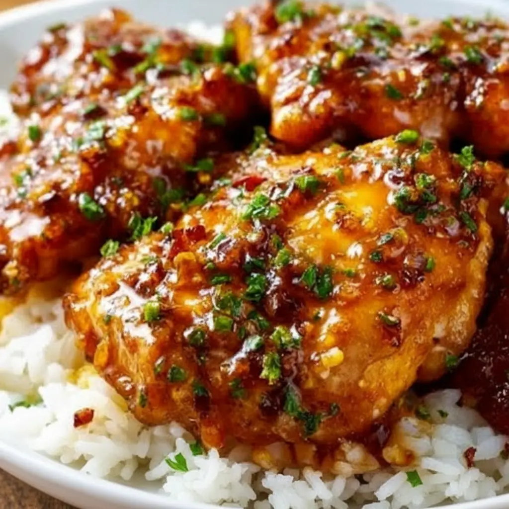 Honey Garlic Chicken Thighs