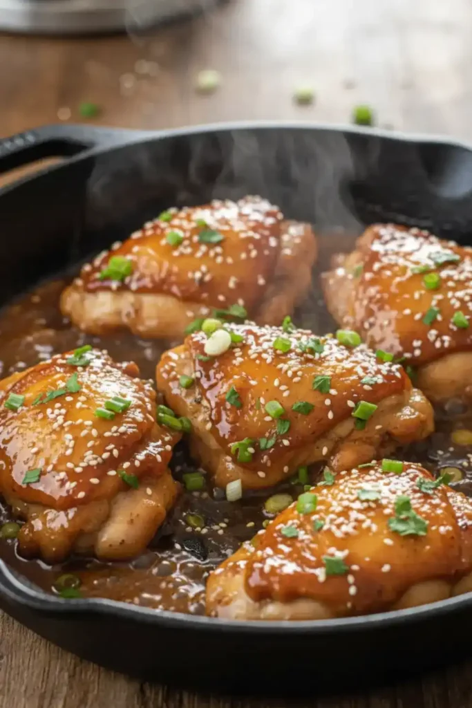 Honey Garlic Chicken Thighs Recipe