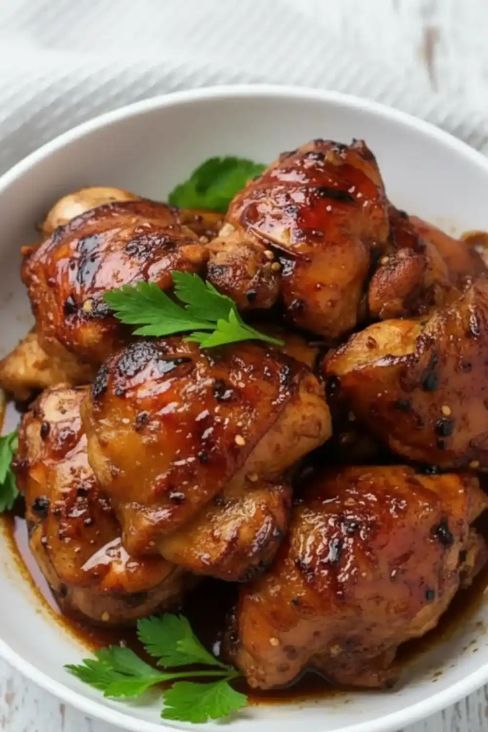 Honey Garlic Chicken Thighs