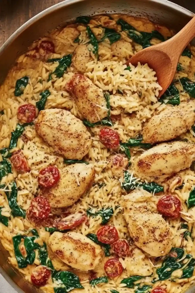 Marry Me Chicken With Orzo