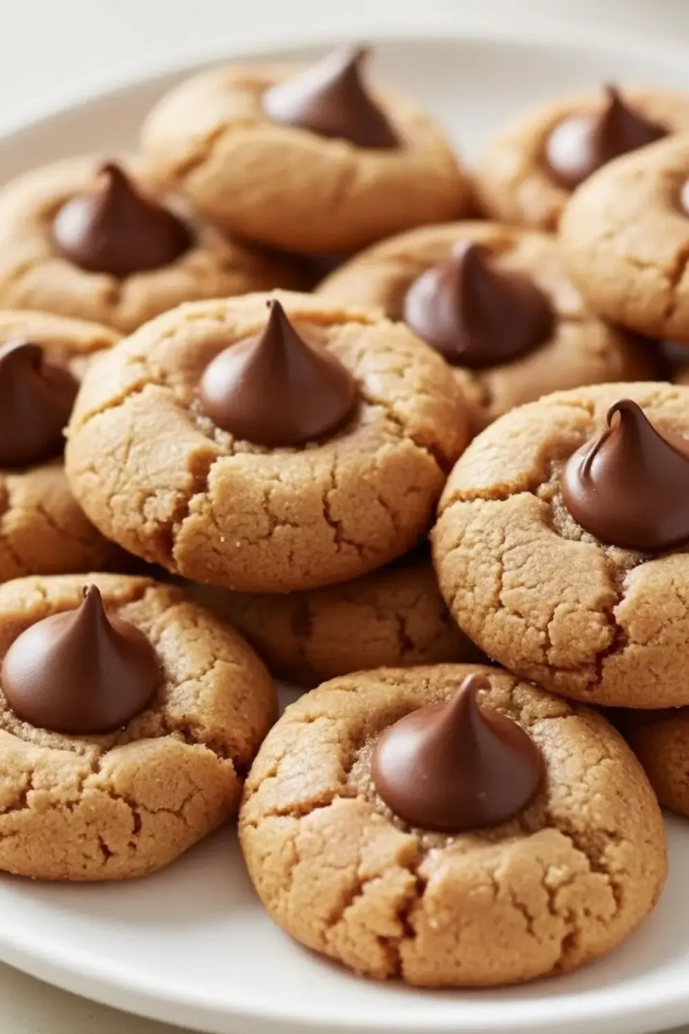 Peanut Butter Chocolate Kiss Cookies