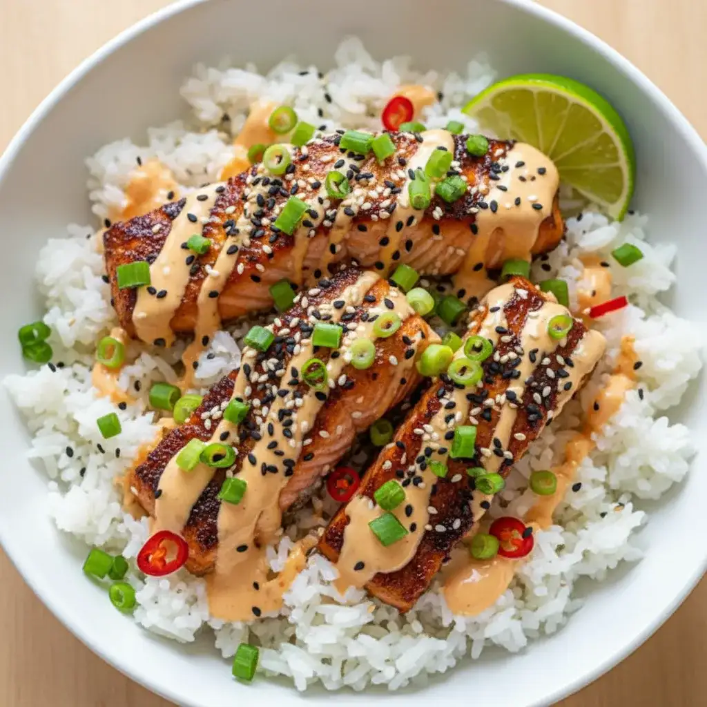 Bang Bang Salmon Bowl