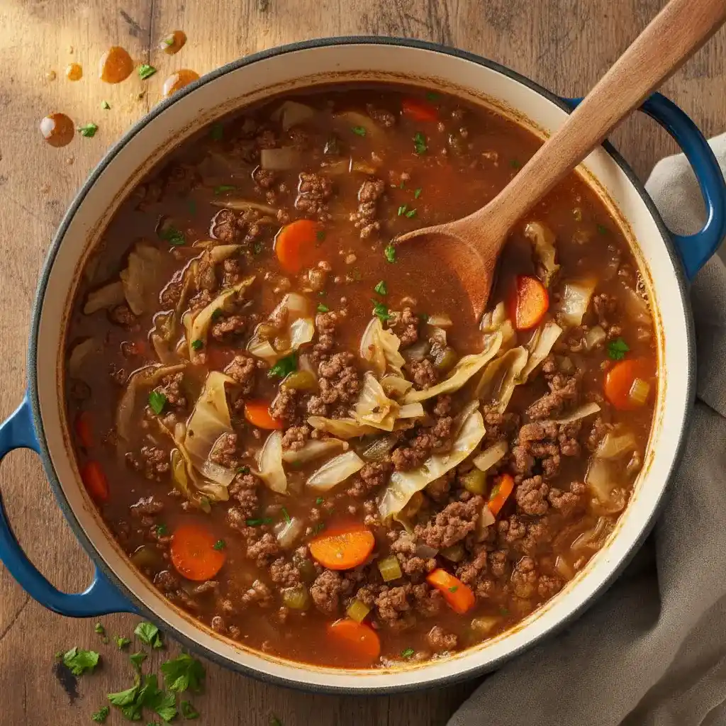 Cabbage Soup With Ground Beef