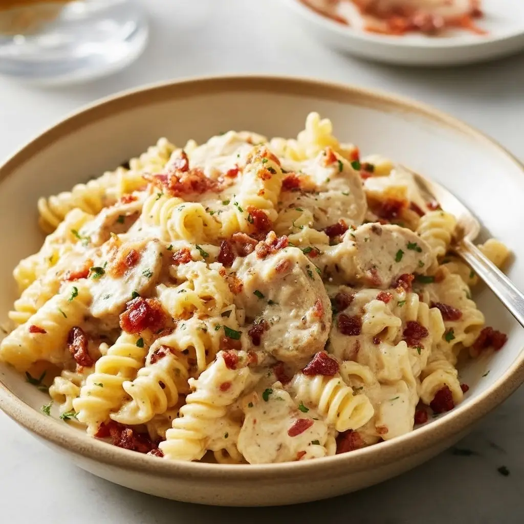 Chicken Bacon Ranch Pasta
