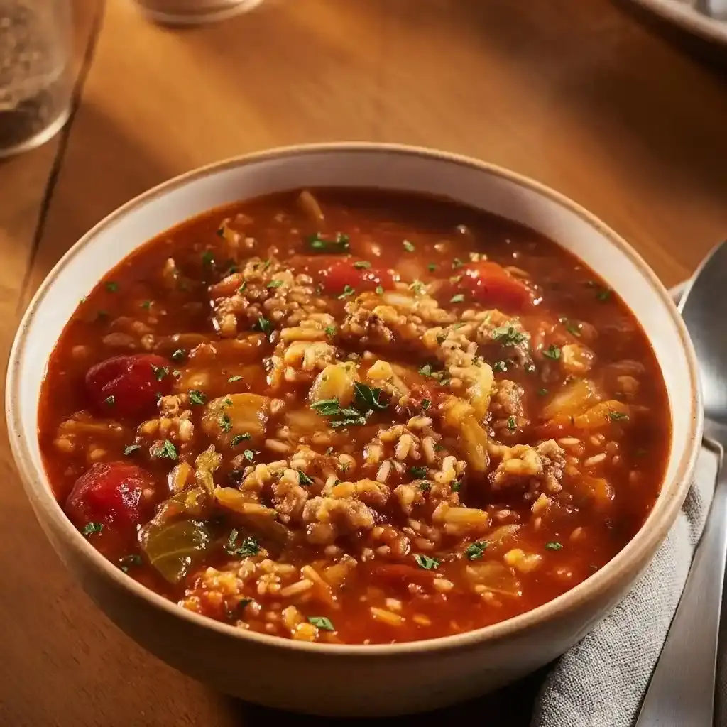 Unstuffed Cabbage Soup